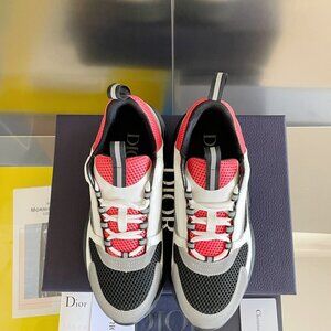 White/Red Dior B22 Sneakers